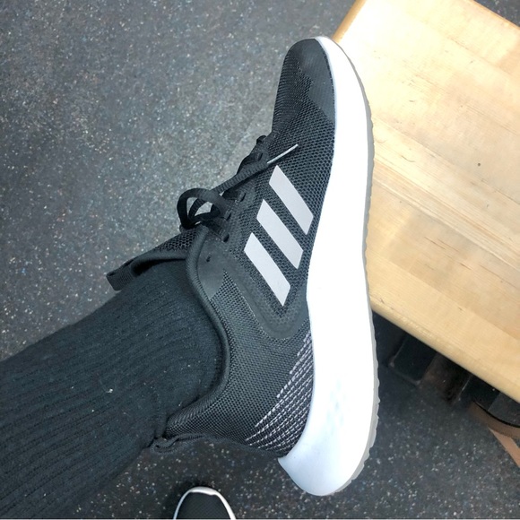 adidas Fluidstreet Running Shoes Black White - Picture 8 of 9